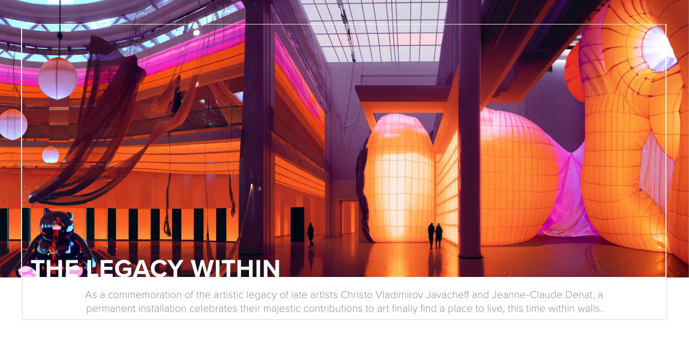 Christo & Jeanne-Claude Museum spread 1