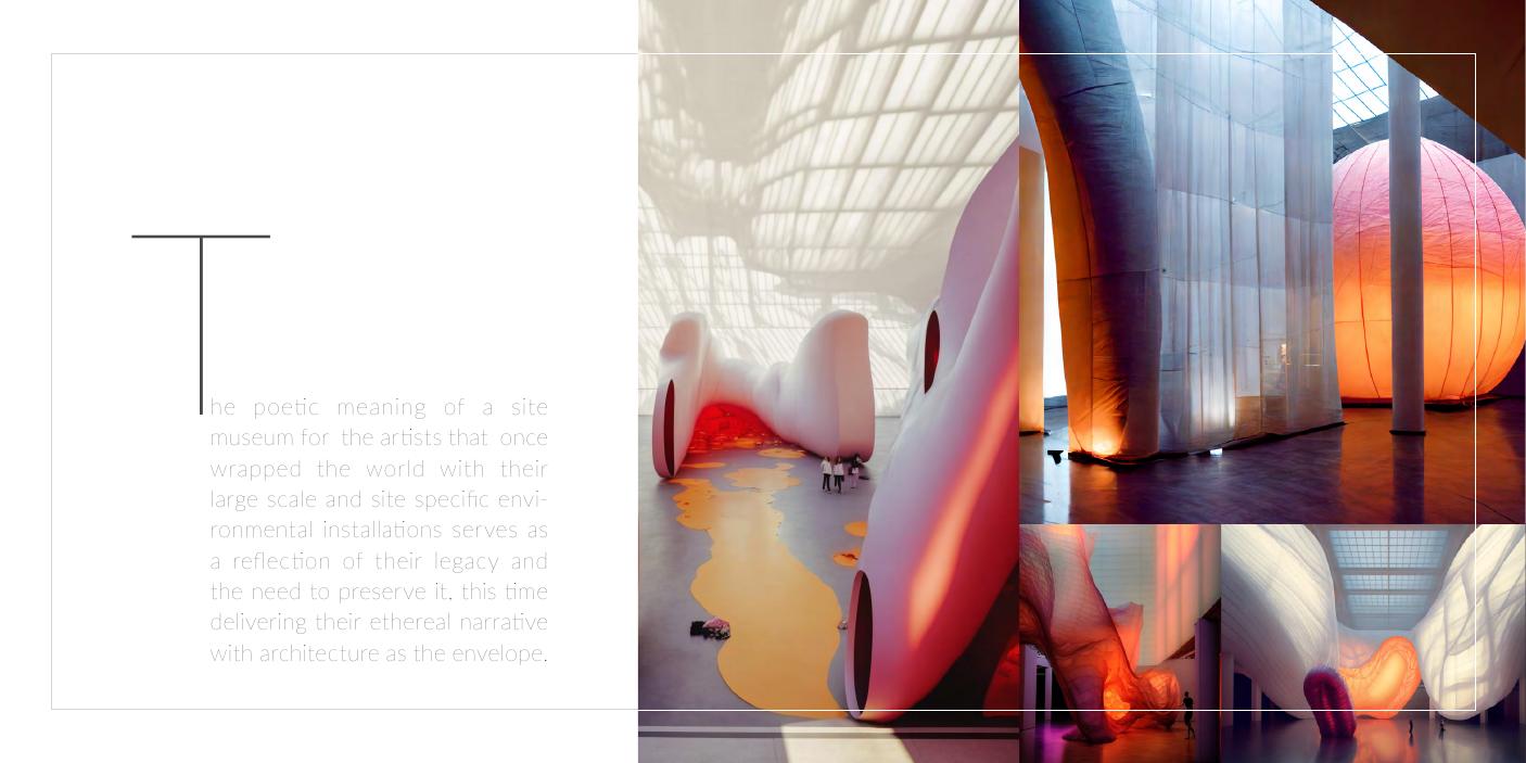 Christo & Jeanne-Claude Museum spread 2