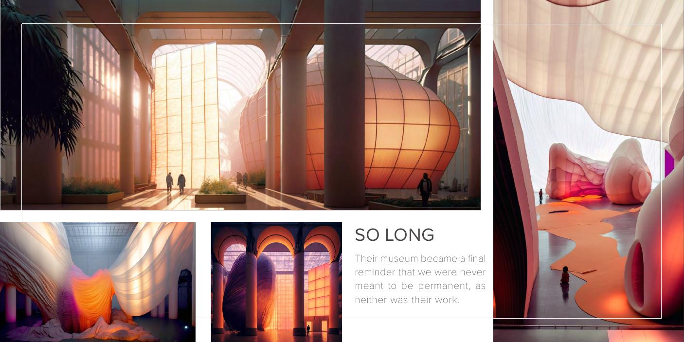 Christo & Jeanne-Claude Museum spread 3